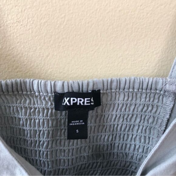 Express Linen Blend Top - Picture 2 of 4